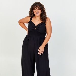 Arula black jumpsuit NWOT